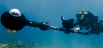Underwater panoramic camera used to document reefs Photo