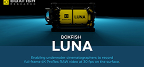 Boxfish Luna Underwater Drone offers 4K ProRes Raw Photo