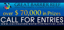Call for entries: Cairns Underwater Film Festival Photo