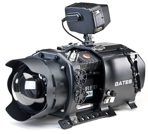 Gates underwater video housing for the RED camera