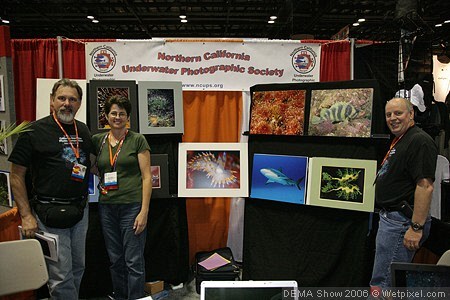 NCUPS: Northern California Underwater Photographic Society. <br />Randy Hertz, Kathy Mendes, Rick Turner