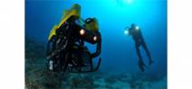 DAN Europe testing underwater drone Photo