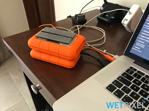Portable hard drives on Wetpixel